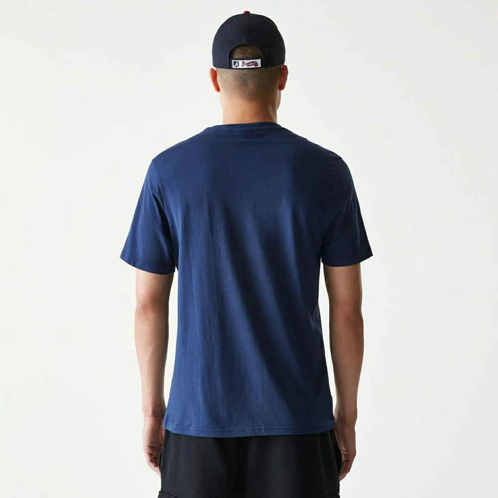 Atlanta Braves Team Logo MLB T-Shirt Navy Classic