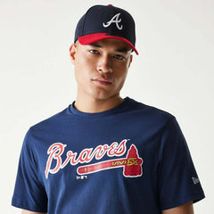 Atlanta Braves Team Logo MLB T-Shirt Navy Classic