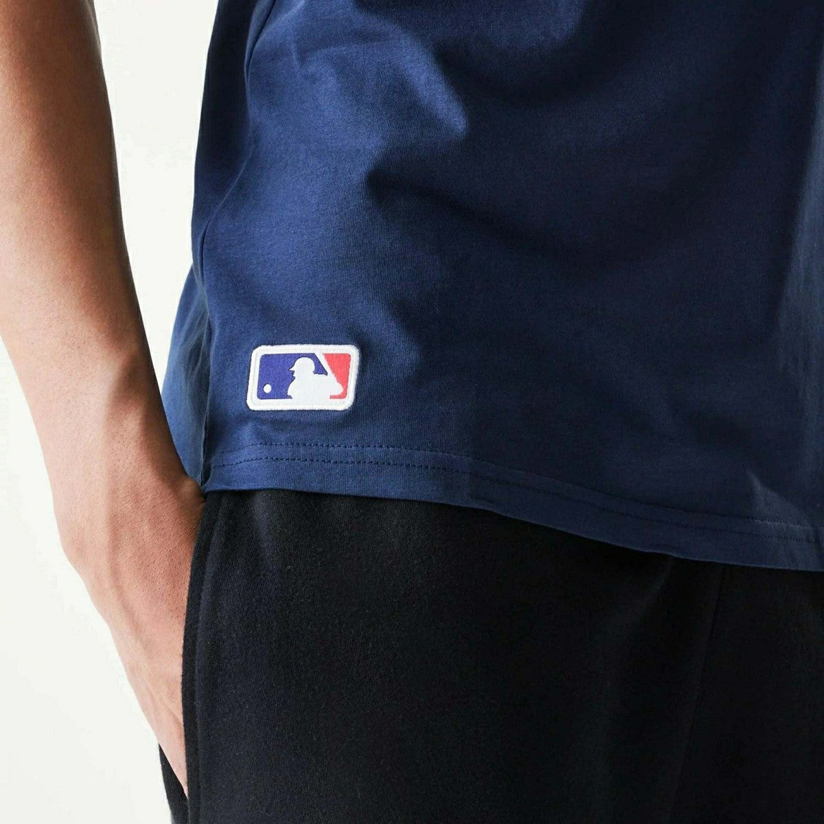 Atlanta Braves Team Logo MLB T-Shirt Navy Classic