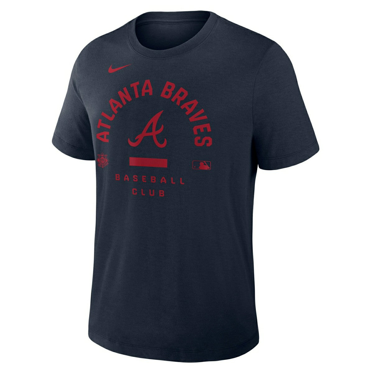 Atlanta Braves Early Work 2026 MLB Authentic Tri-Blend T-Shirt Navy Fashion