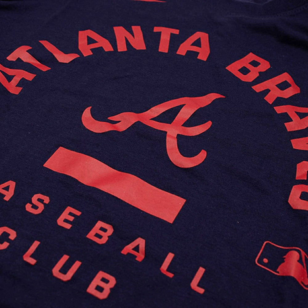 Atlanta Braves Early Work 2026 MLB Authentic Tri-Blend T-Shirt Navy Fashion
