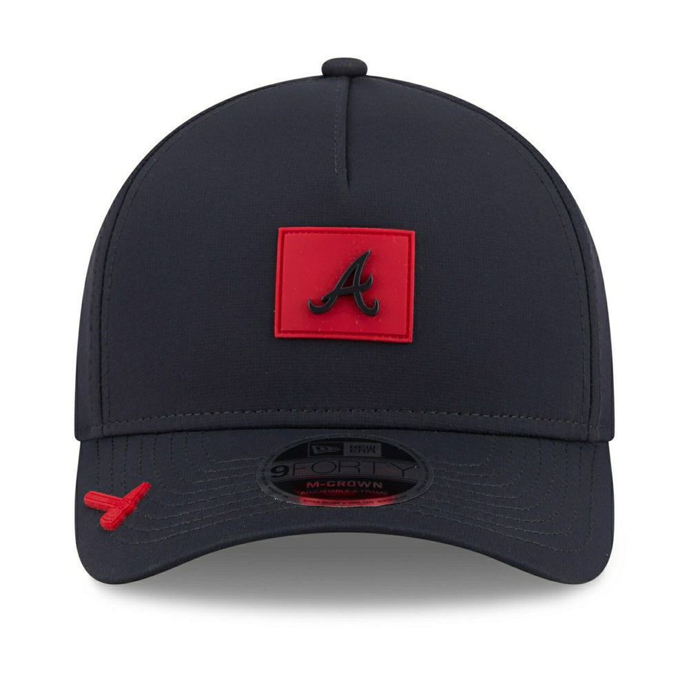 Atlanta Braves 2026 MLB Clubhouse 9FORTY M-Crown A-Frame Snapback Cap Taass sale