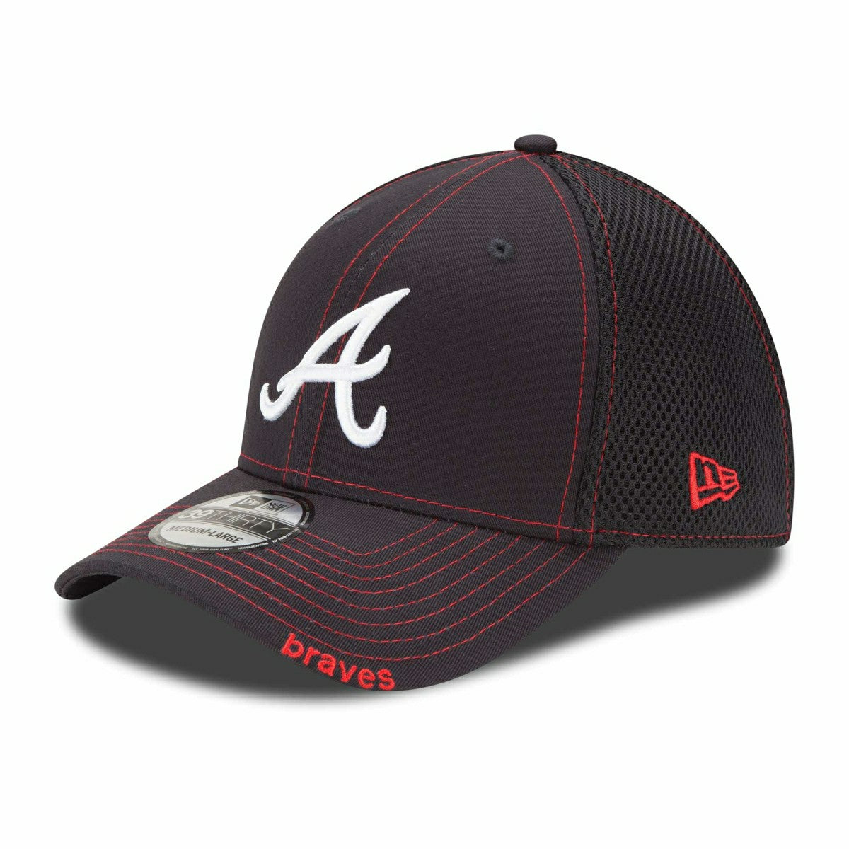 Atlanta Braves Team Neo New Era 39THIRTY MLB Cap Taass sale