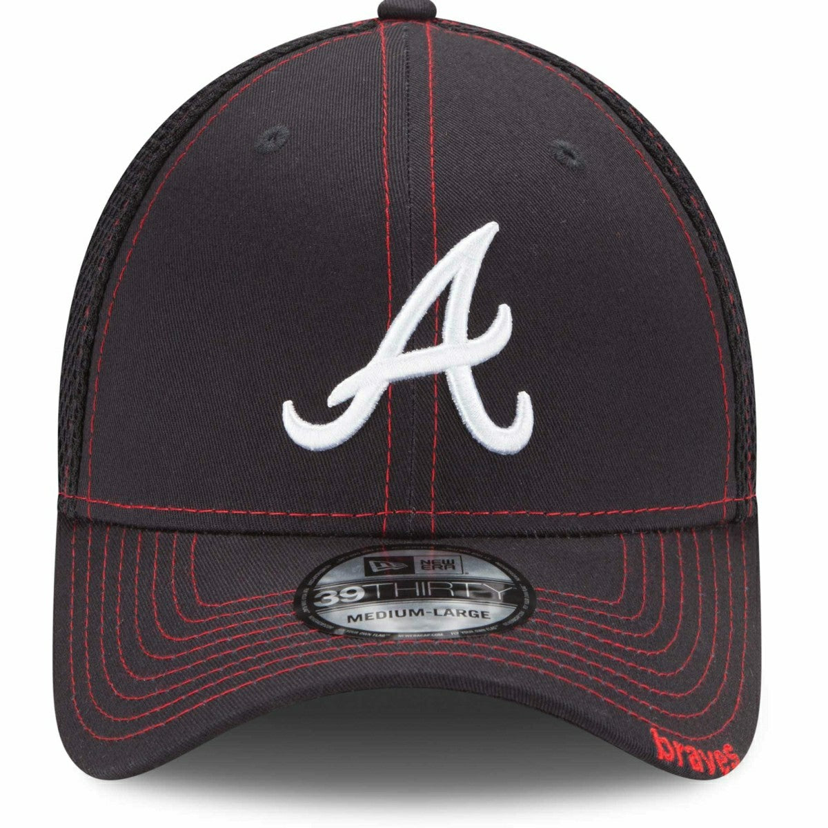 Atlanta Braves Team Neo New Era 39THIRTY MLB Cap Taass sale