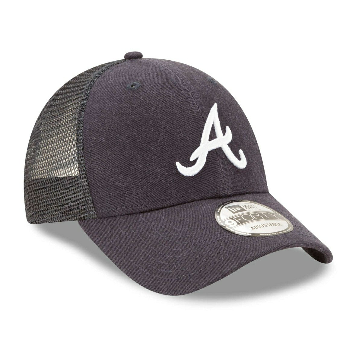 Atlanta Braves Basic New Era 9FORTY Trucker MLB Cap Taass US