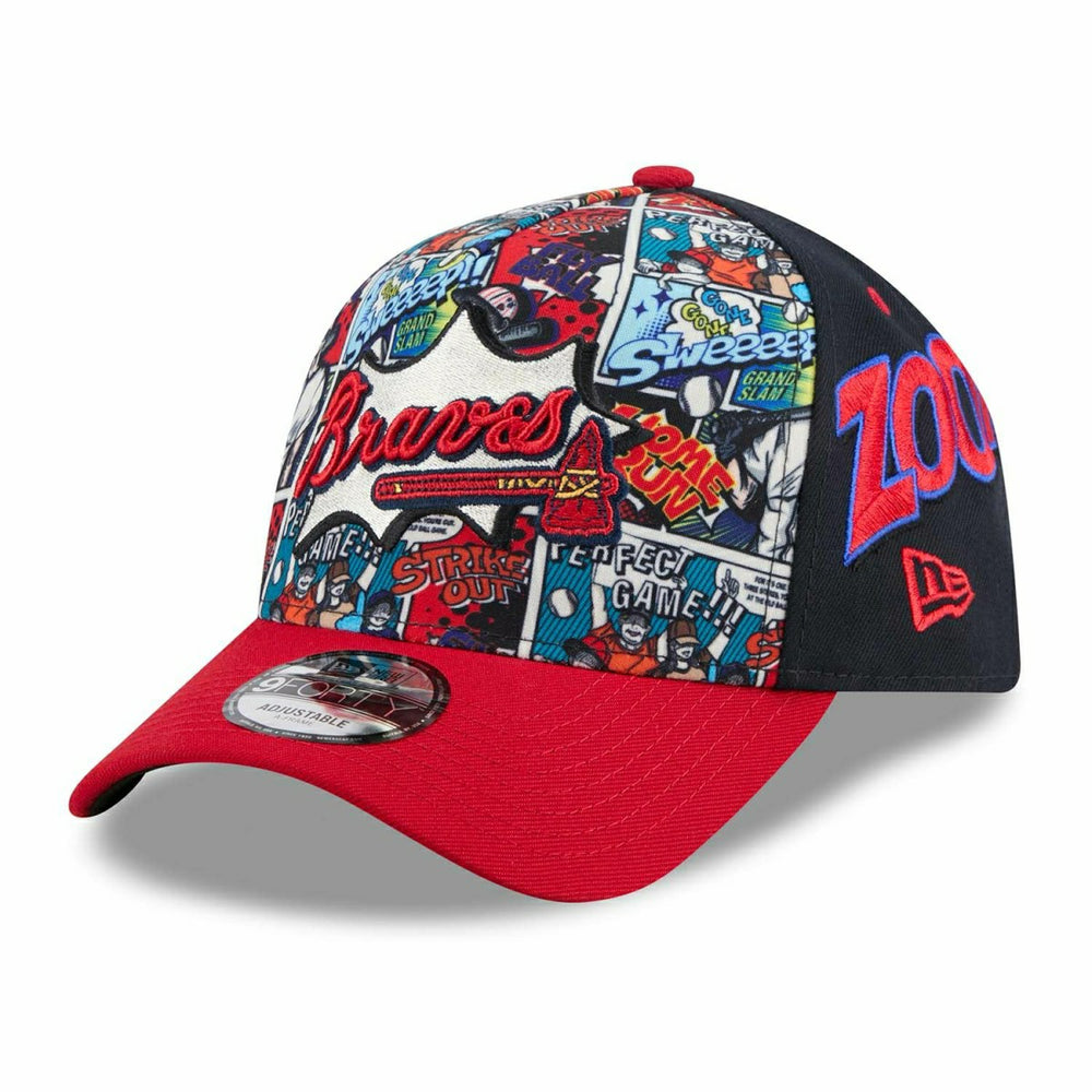 Atlanta Braves 2025 MLB Players' Weekend 9FORTY A-Frame Snapback Cap Taass US