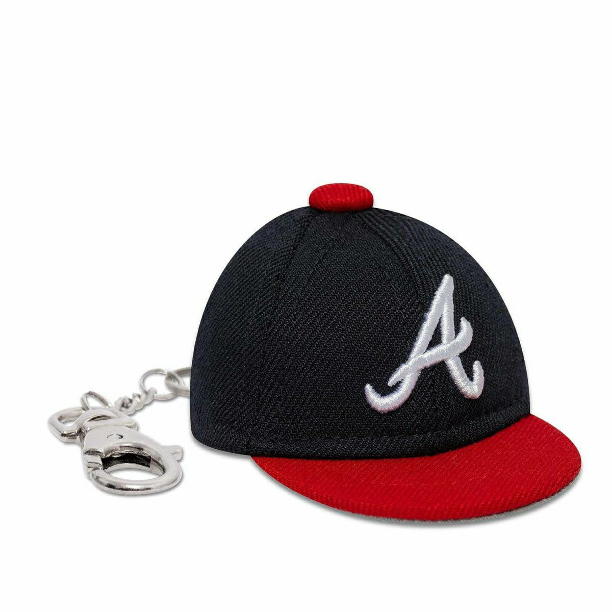 Atlanta Braves MLB Mini Cap Mini Cap Key Chain Navy Fashion