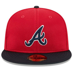 Atlanta Braves 2025 MLB Spring Training 59FIFTY Fitted Cap Red Fashion