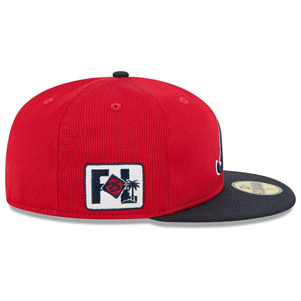 Atlanta Braves 2025 MLB Spring Training 59FIFTY Fitted Cap Red Fashion