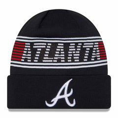 Atlanta Braves Authentic 2024 MLB Clubhouse New Era Beanie Knit Taass sale