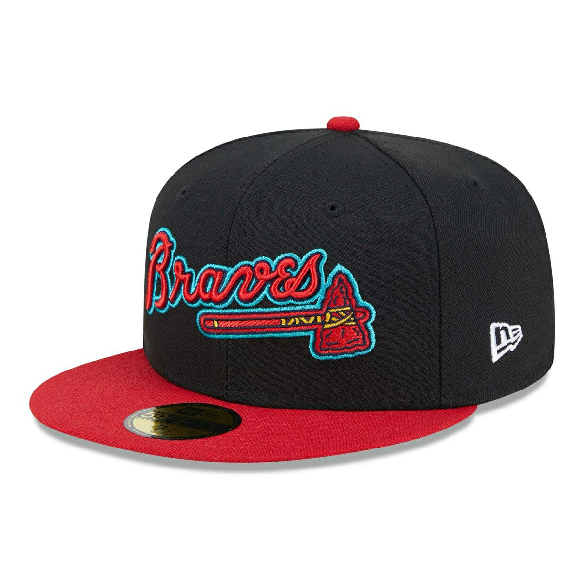 Atlanta Braves Retro 1996 Spring Training New Era 59FIFTY Fitted Cap Black Taass US