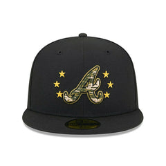 Atlanta Braves 2024 MLB Authentic Armed Forces New Era 59FIFTY Fitted Cap Fashion