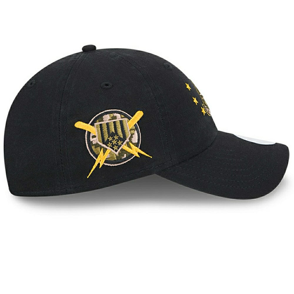Atlanta Braves 2024 MLB Armed Forces New Era Women's 9TWENTY Cap Black Lifestyle