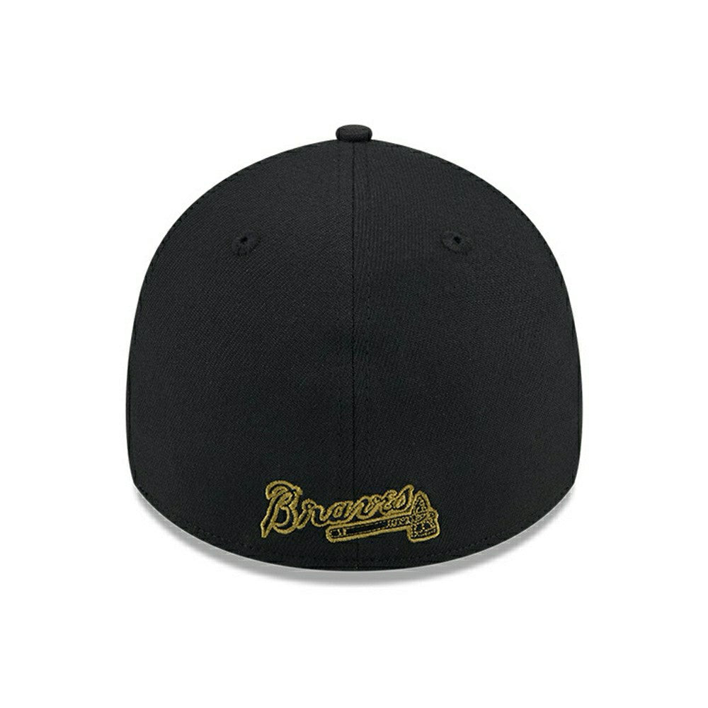 Atlanta Braves 2024 MLB Armed Forces New Era 39THIRTY Flex Cap Black Classic