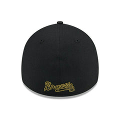 Atlanta Braves 2024 MLB Armed Forces New Era 39THIRTY Flex Cap Black Classic