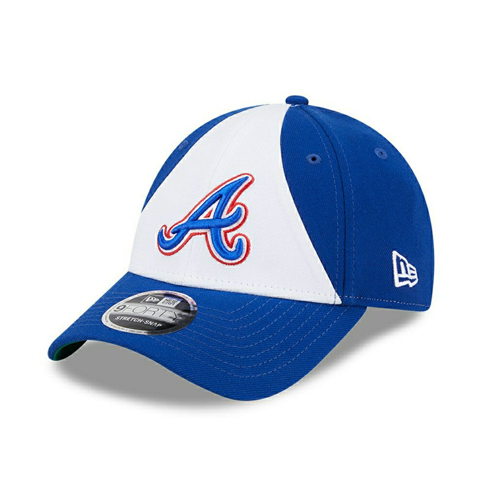 Atlanta Braves Official MLB City Connect New Era Stretch-Snap 9FORTY Cap Fashion