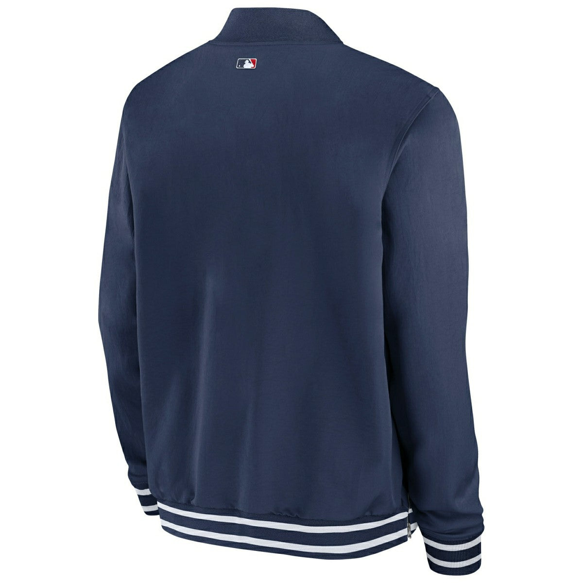 Atlanta Braves 2024 MLB Authentic Collection Nike Bomber Jacket Navy Taass for sale