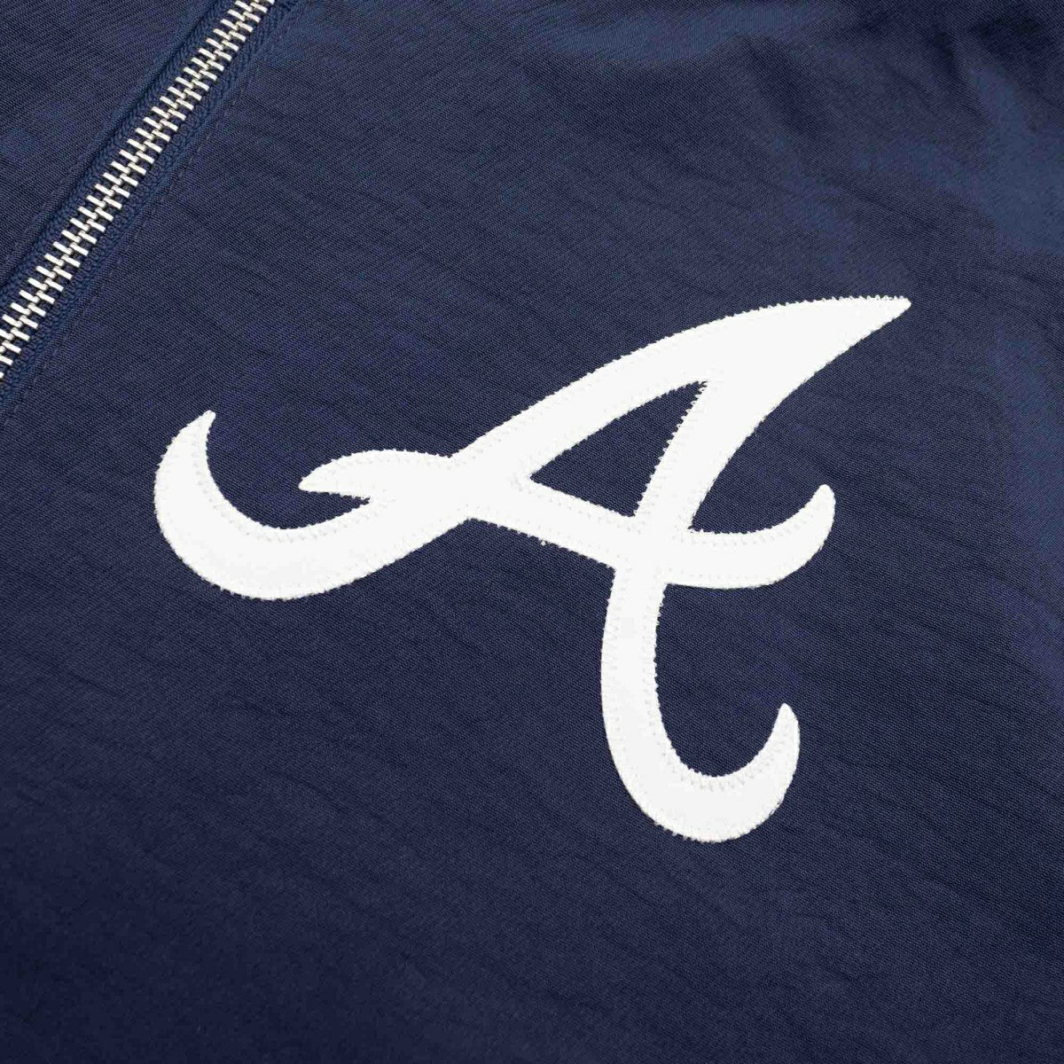 Atlanta Braves 2024 MLB Authentic Collection Nike Bomber Jacket Navy Taass for sale