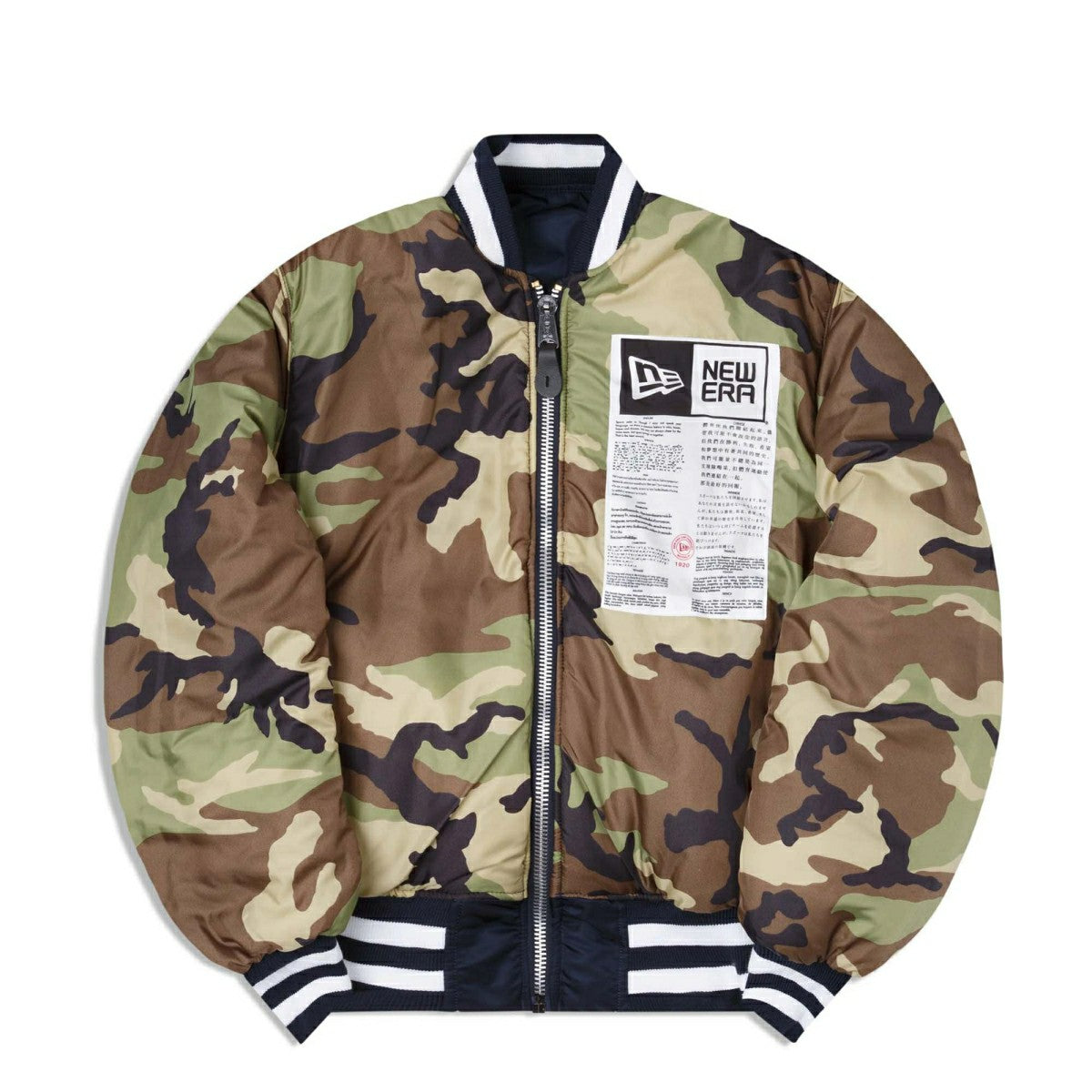 Atlanta Braves New Era x Alpha Industries Reversible Bomber Jacket Classic