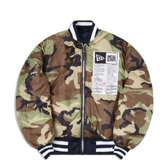 Atlanta Braves New Era x Alpha Industries Reversible Bomber Jacket Classic