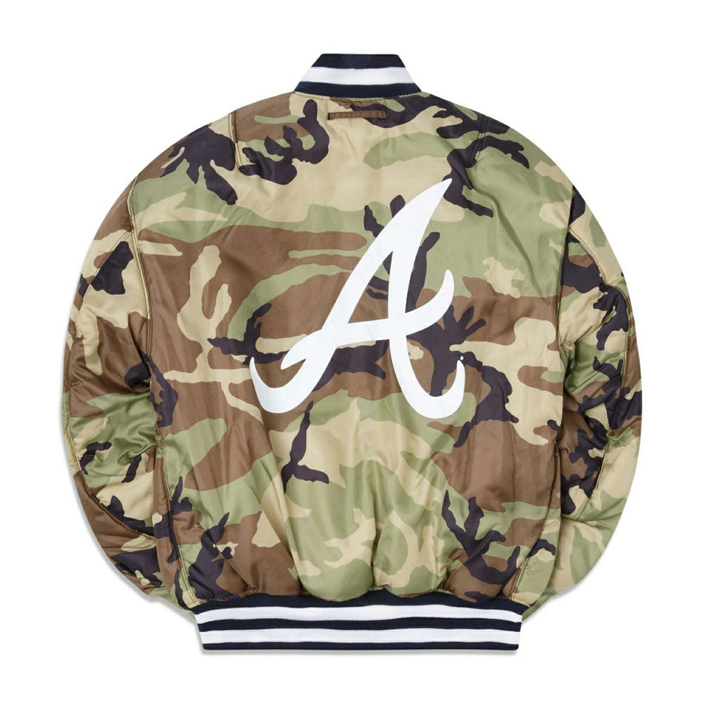 Atlanta Braves New Era x Alpha Industries Reversible Bomber Jacket Classic