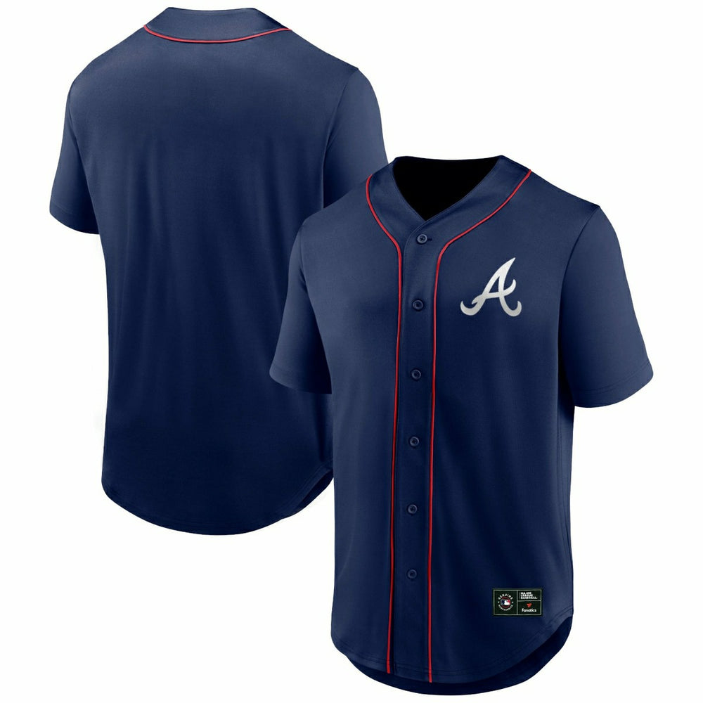 Atlanta Braves Fanatics Foundation MLB Fan Jersey Navy Fashion