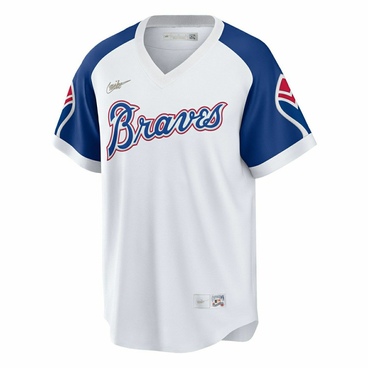 Atlanta Braves 1974 Cooperstown Nike MLB Jersey White Taass US
