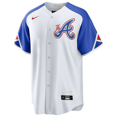 Atlanta Braves Nike City Connect MLB Jersey White Taass sale