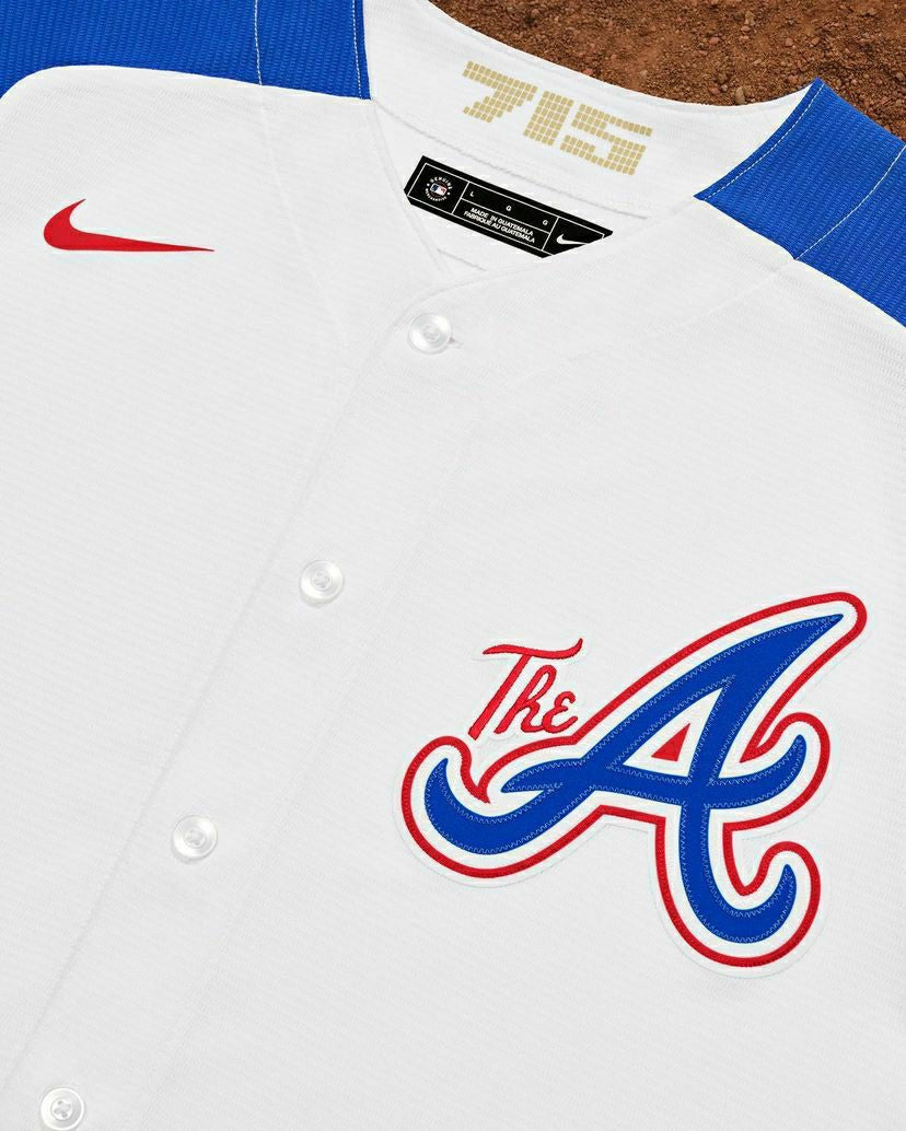 Atlanta Braves Nike City Connect MLB Jersey White Taass sale