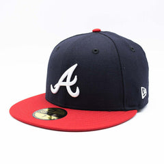 Atlanta Braves 1996 World Series Cooperstown New Era 59FIFTY Fitted MLB Cap Lifestyle