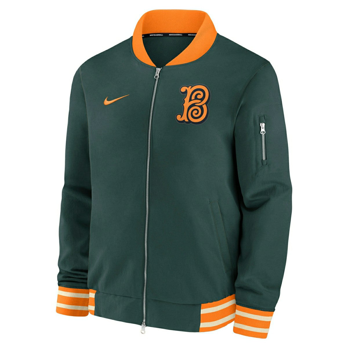 Baltimore Orioles City Connect 2026 MLB Authentic Dugout Bomber Jacket Red Classic
