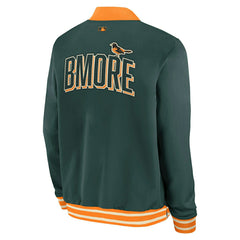 Baltimore Orioles City Connect 2026 MLB Authentic Dugout Bomber Jacket Red Classic