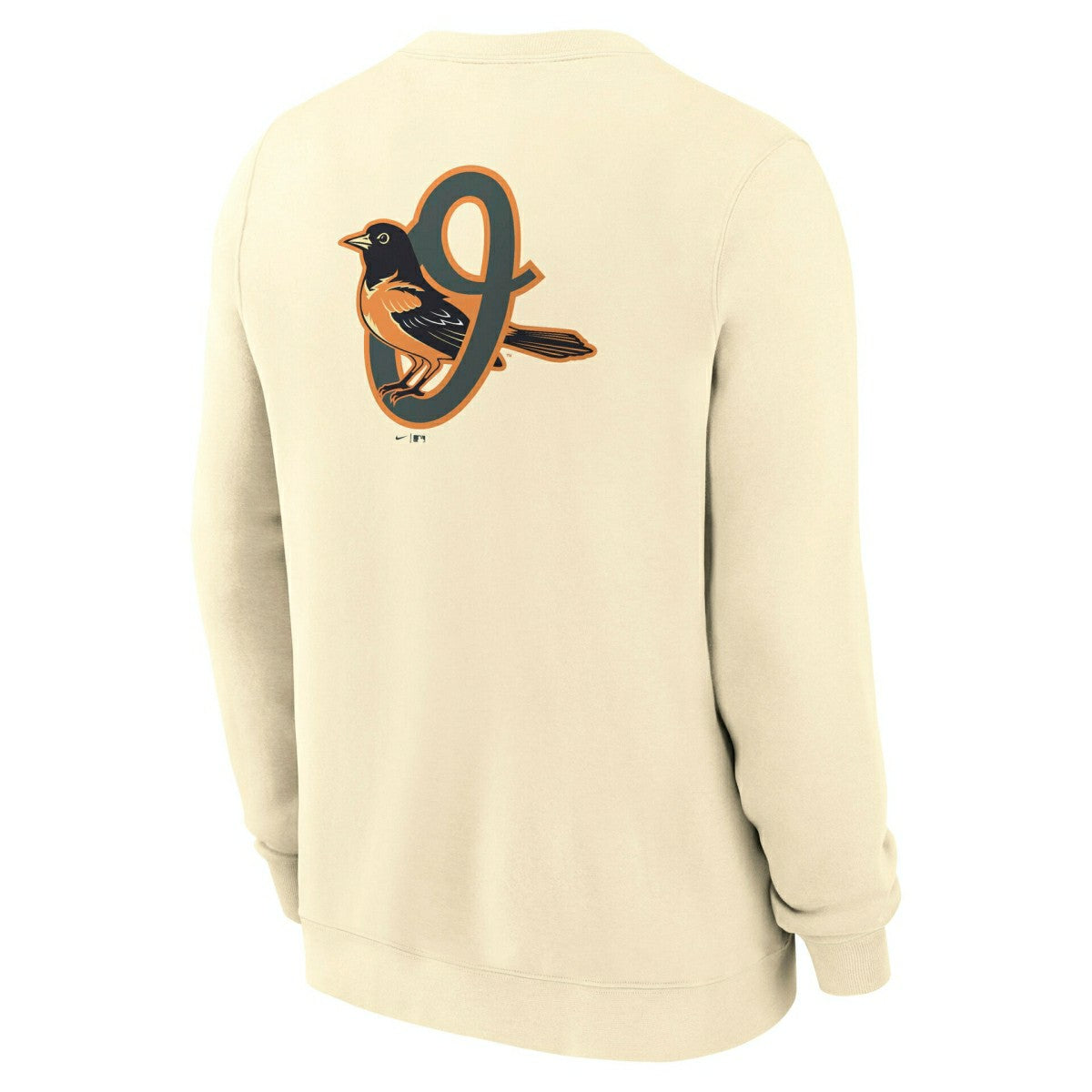 Baltimore Orioles City Connect 2-Hit Club Crew Pullover Natural Fashion
