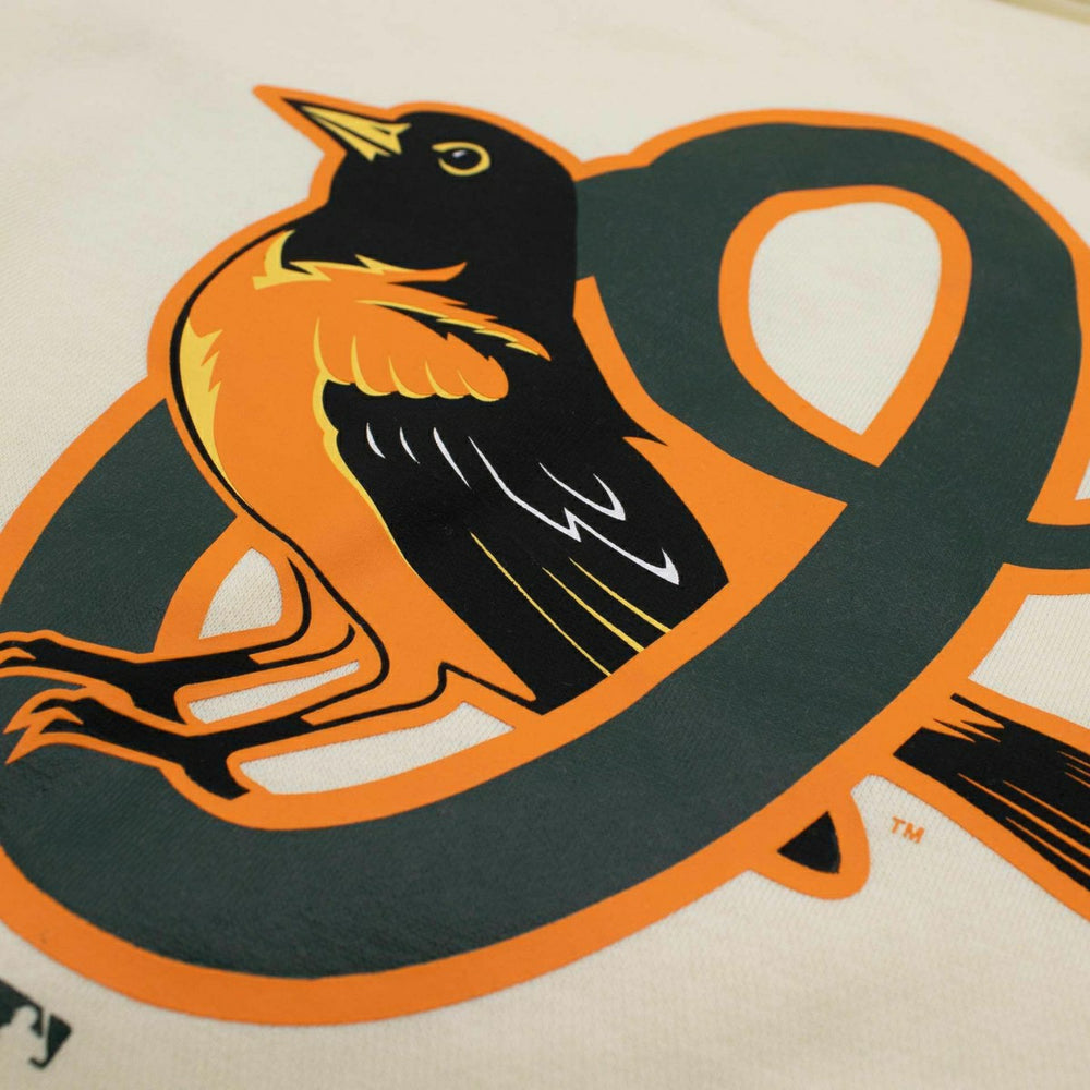 Baltimore Orioles City Connect 2-Hit Club Crew Pullover Natural Fashion