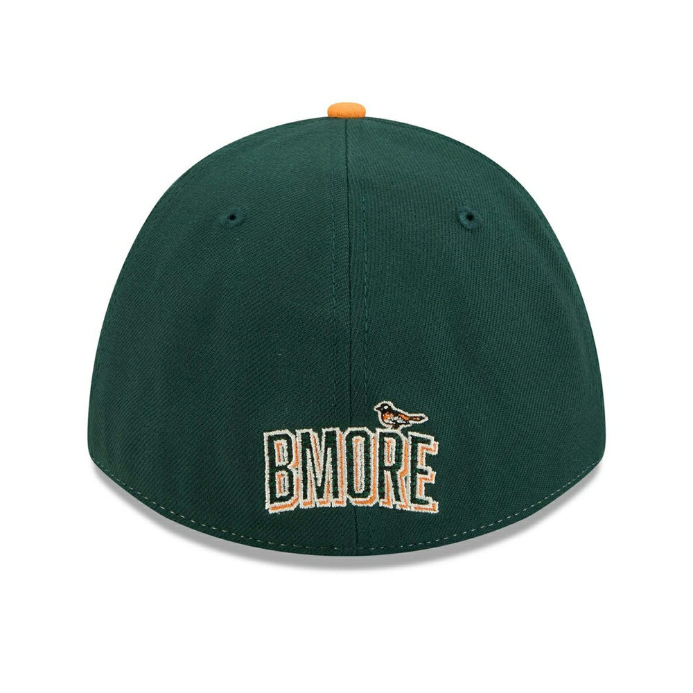 Baltimore Orioles MLB City Connect 39THIRTY M-Crown Flex Cap Green Lifestyle