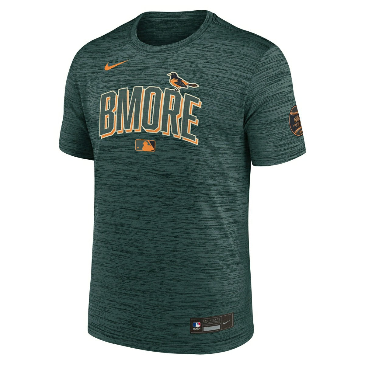 Baltimore Orioles City Connect 2026 MLB Authentic Velocity T-Shirt Green Classic