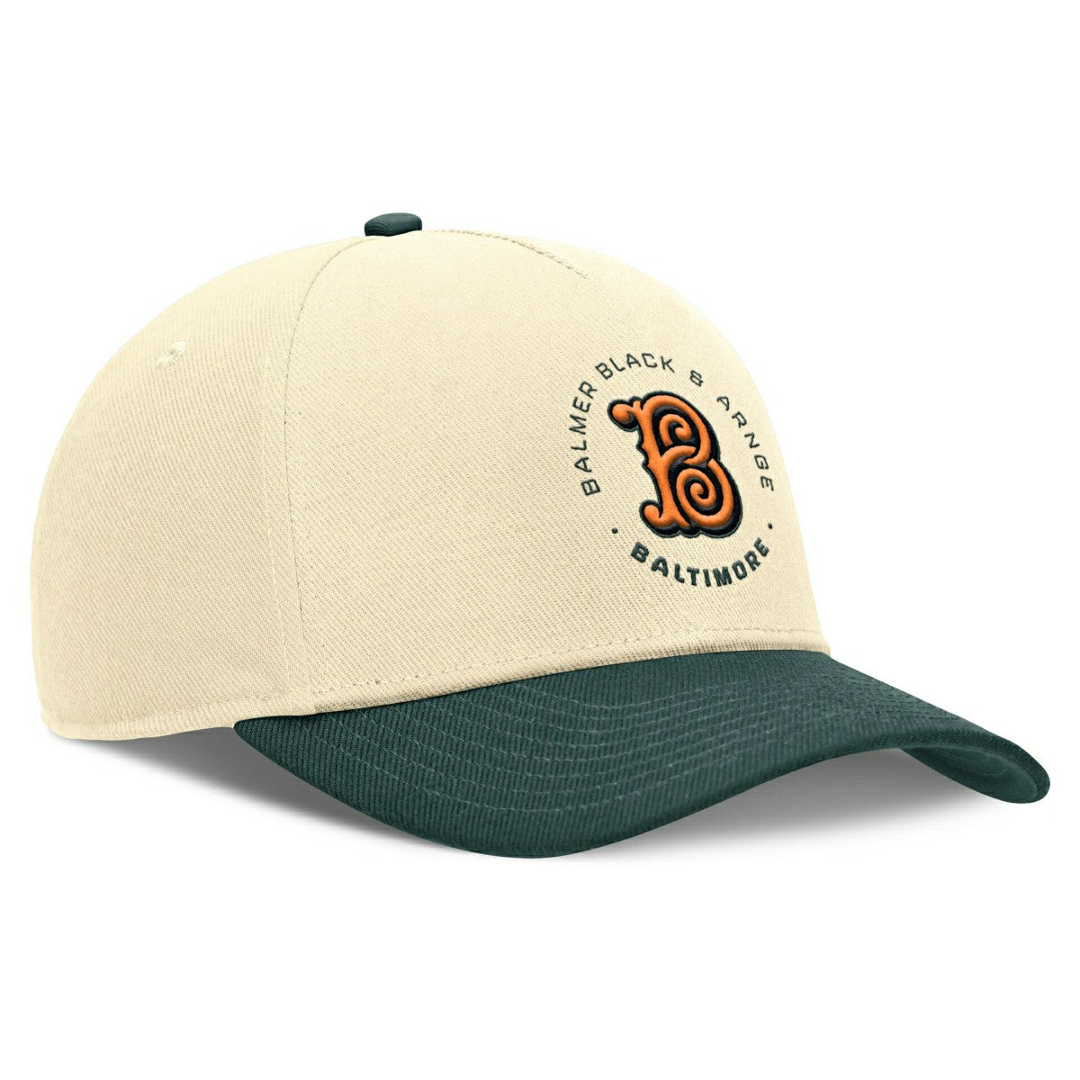 Baltimore Orioles City Connect Rise Adjustable MLB Cap Natural Lifestyle
