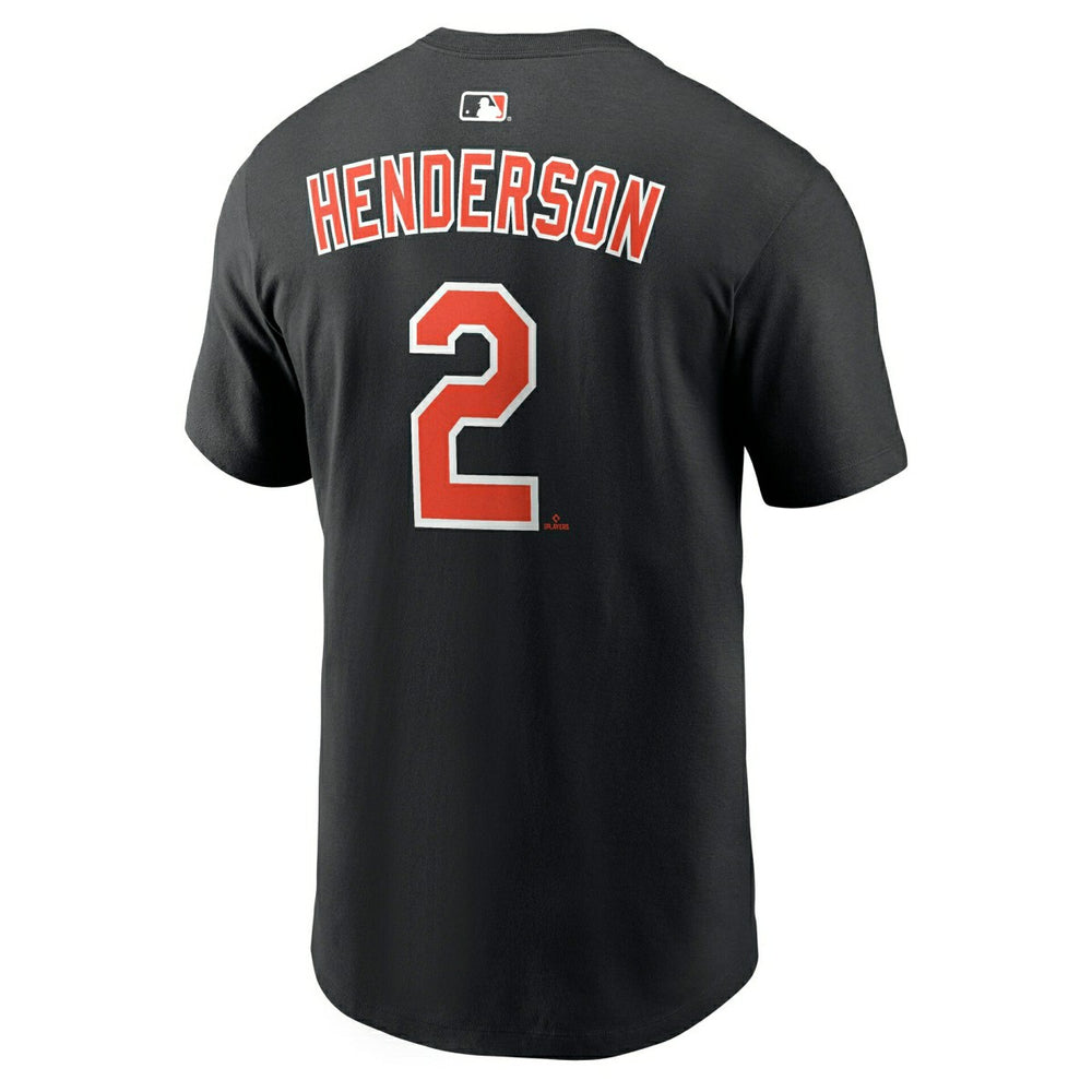 Gunnar Henderson #2 Baltimore Orioles Player MLB T-Shirt Black Taass sale
