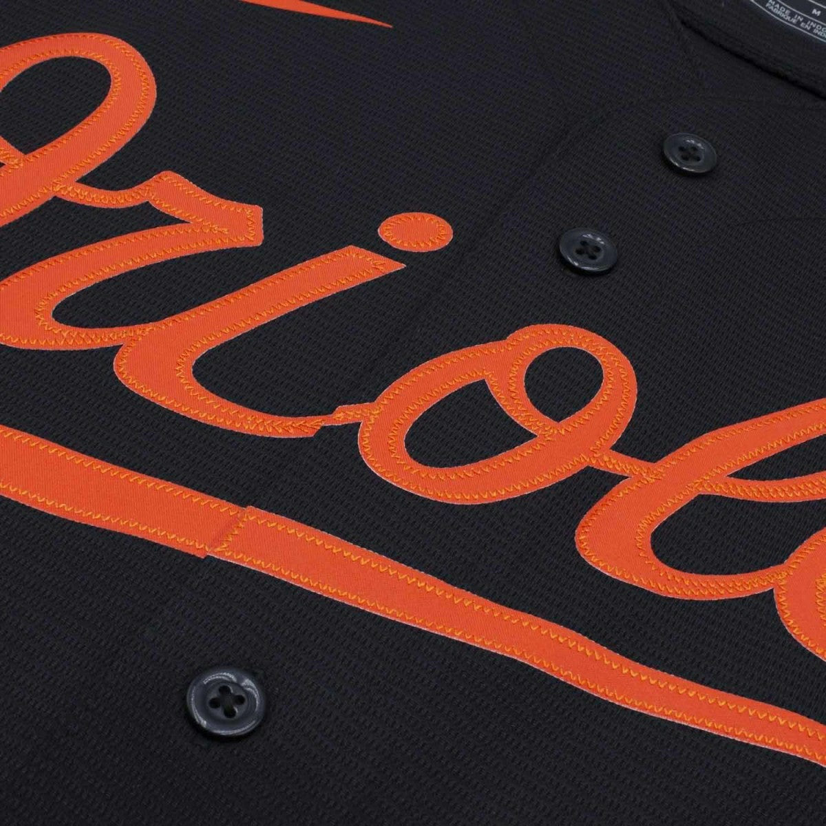 Baltimore Orioles Replica MLB Alternate Jersey Black Taass US