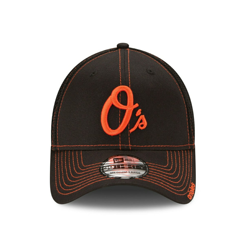 Baltimore Orioles Team Neo New Era 39THIRTY MLB Cap Black Fashion