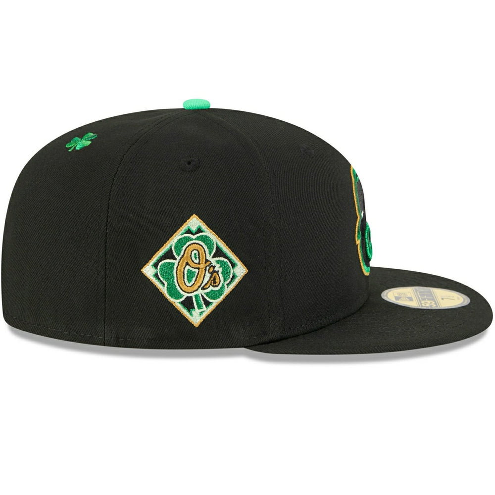 Baltimore Orioles 2026 St. Patrick's Day MLB Authentic 59FIFTY Cap Black Taass sale