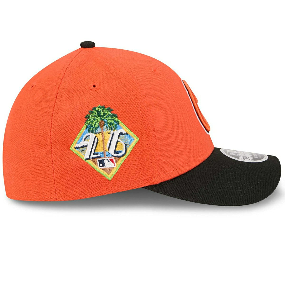 Baltimore Orioles 2026 MLB Spring Training 39THIRTY M-Crown Flex Cap Orange Fashion