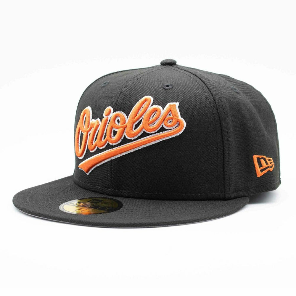 Baltimore Orioles Script 59FIFTY Fitted MLB Cap Black Taass sale