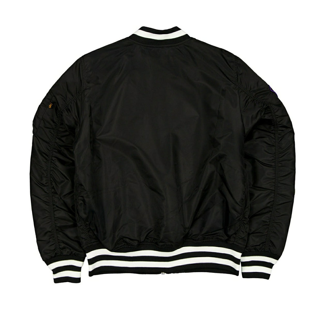 Baltimore Orioles Alpha Industries MA-1 MLB Bomber Jacket Black Taass for sale
