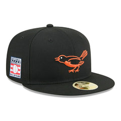 Baltimore Orioles 2025 MLB Hall of Fame 59FIFTY Fitted Cap Black Lifestyle