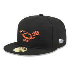 Baltimore Orioles 2025 MLB Hall of Fame 59FIFTY Fitted Cap Black Lifestyle