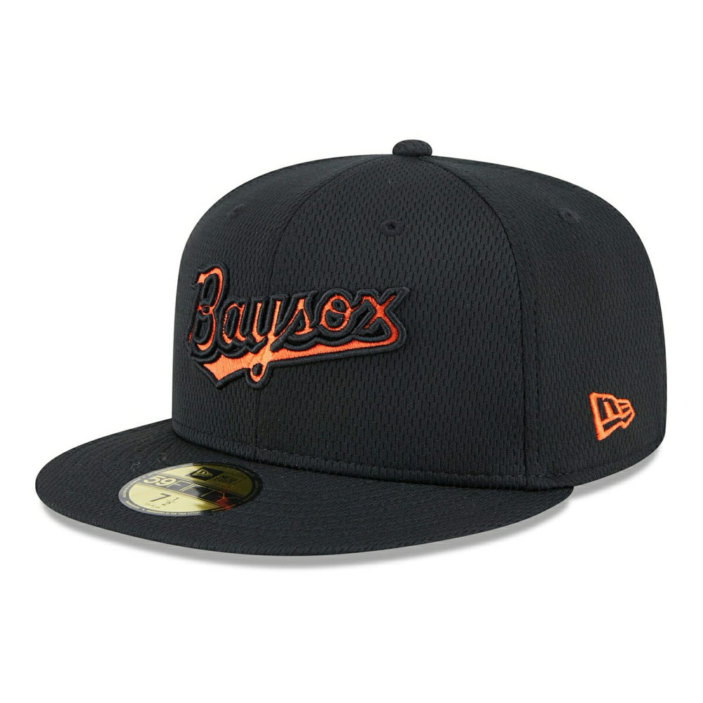 Chesapeake Baysox MiLB Batting Practice Authentic 59FIFTY Fitted Cap Black Fashion