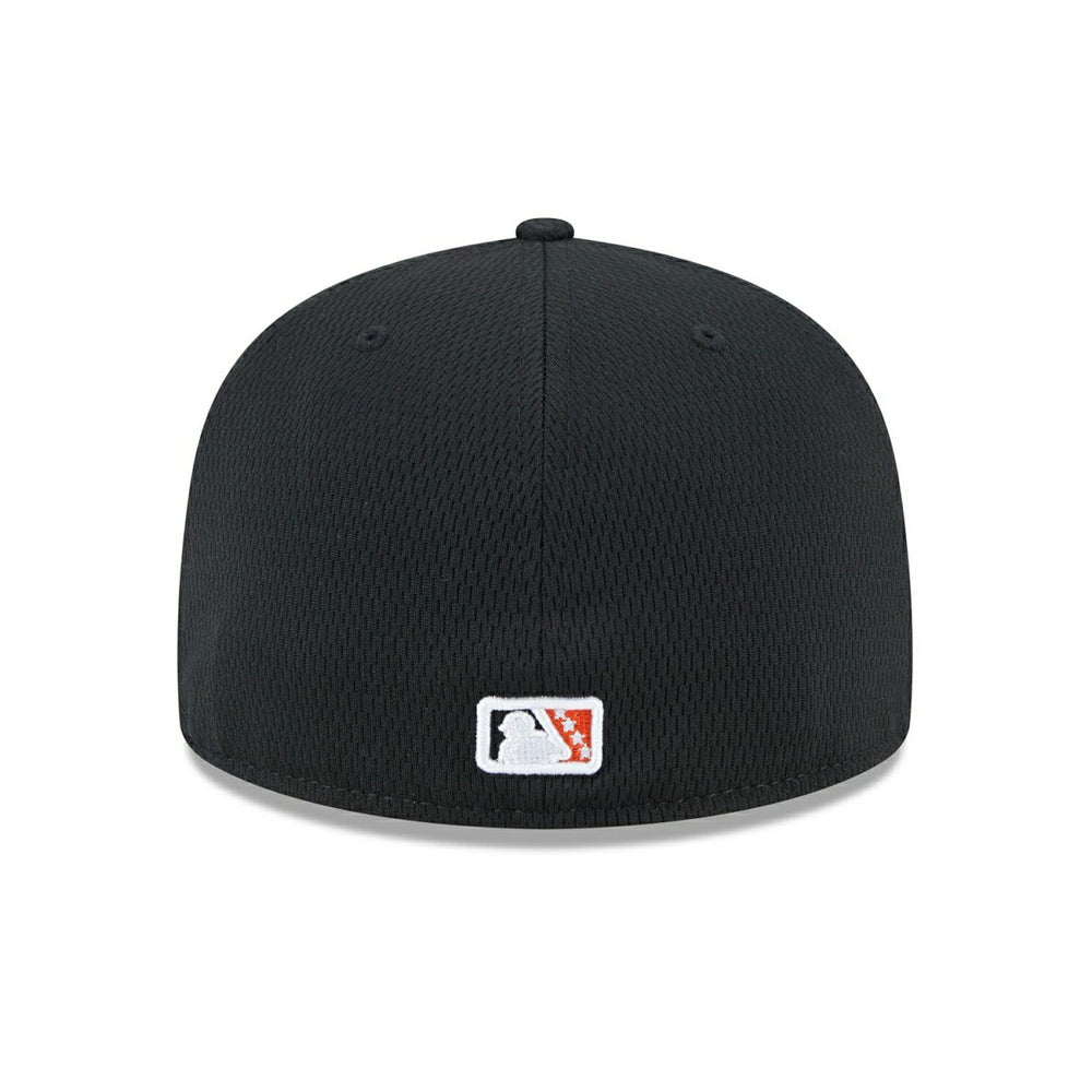 Chesapeake Baysox MiLB Batting Practice Authentic 59FIFTY Fitted Cap Black Fashion