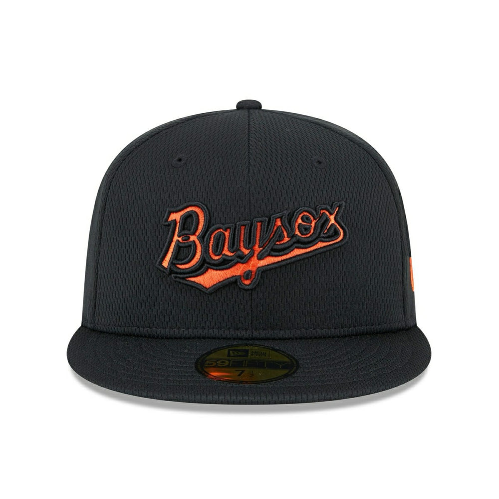 Chesapeake Baysox MiLB Batting Practice Authentic 59FIFTY Fitted Cap Black Fashion