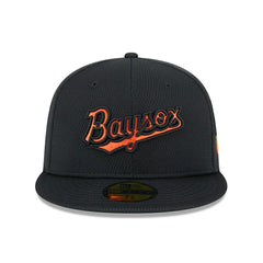 Chesapeake Baysox MiLB Batting Practice Authentic 59FIFTY Fitted Cap Black Fashion